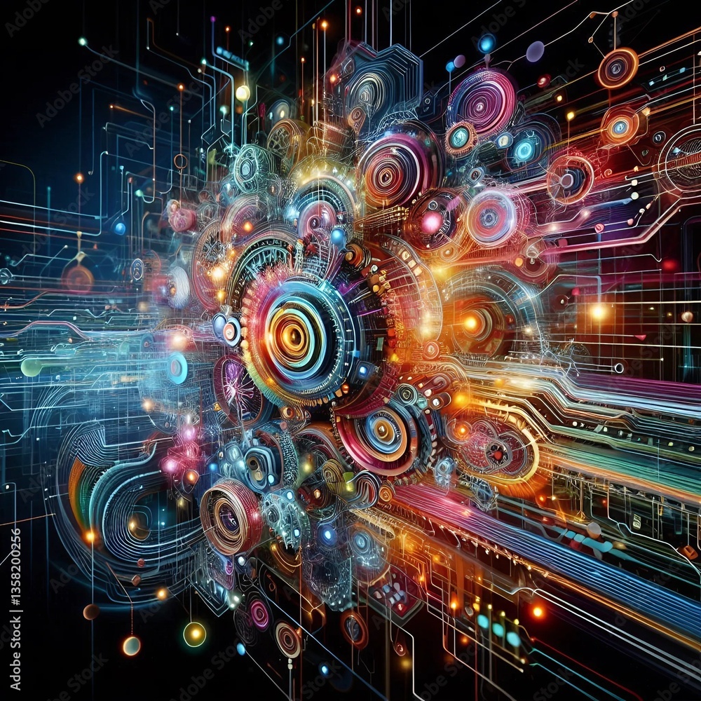 Obraz premium Advancing AI and IoT Integration: Revolutionizing Smart Technologies for Future Innovation 