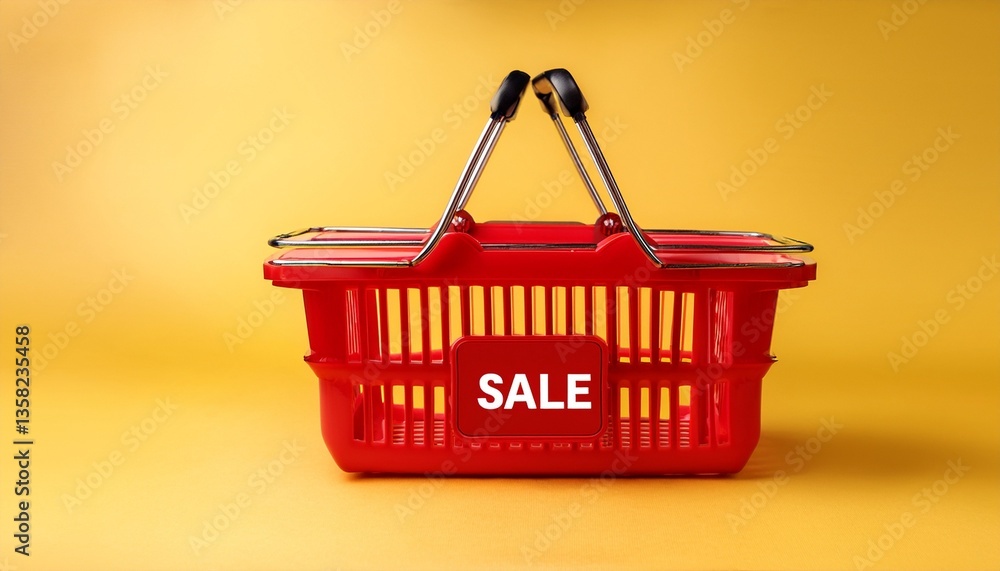 Fototapeta premium empty shopping basket