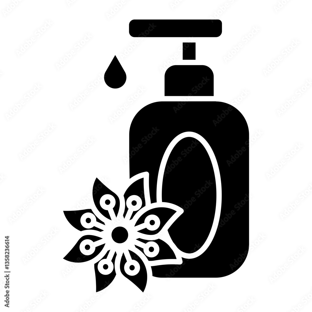 Obraz premium bottle Solid icon