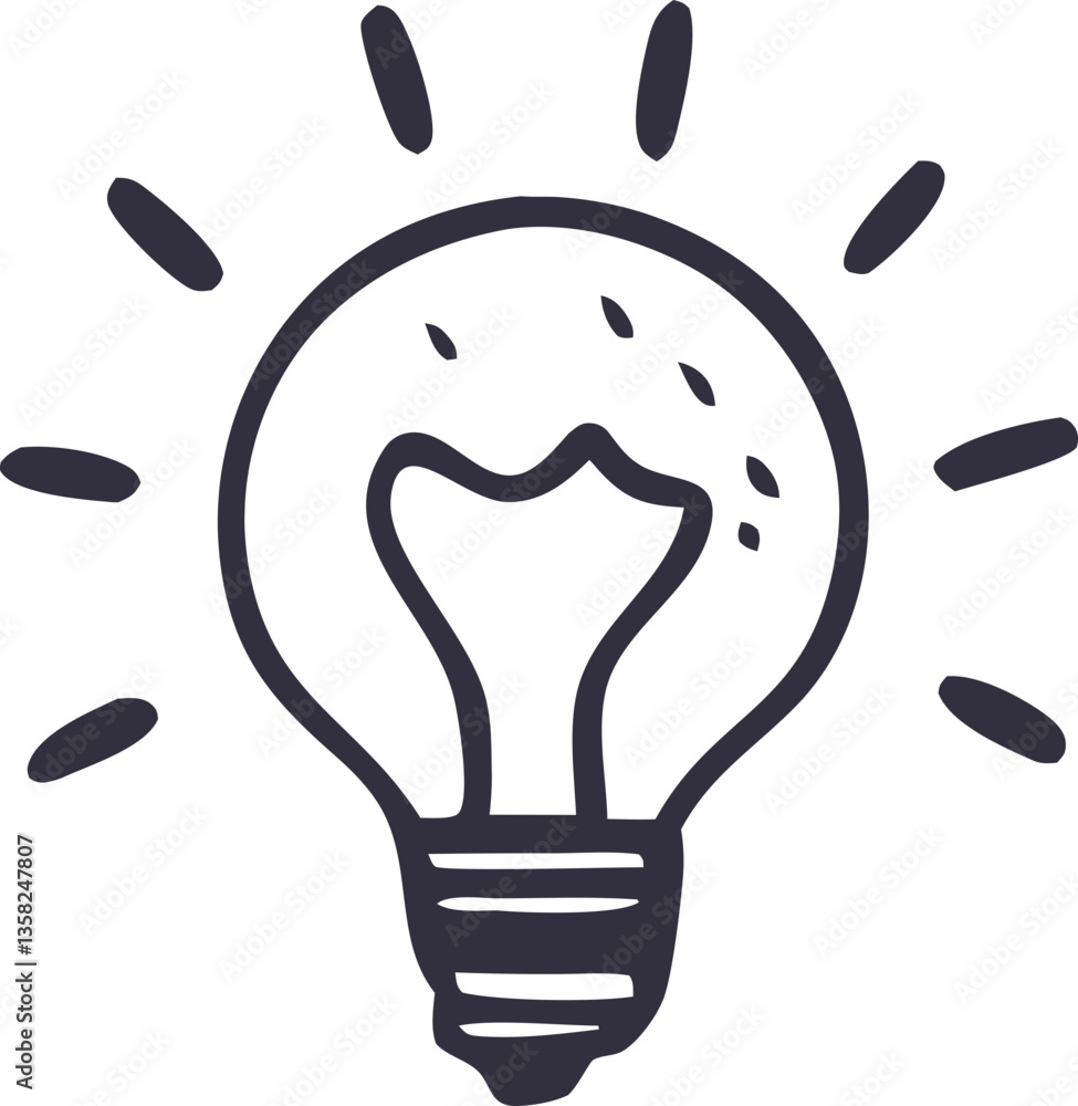 Fototapeta premium light bulb icon