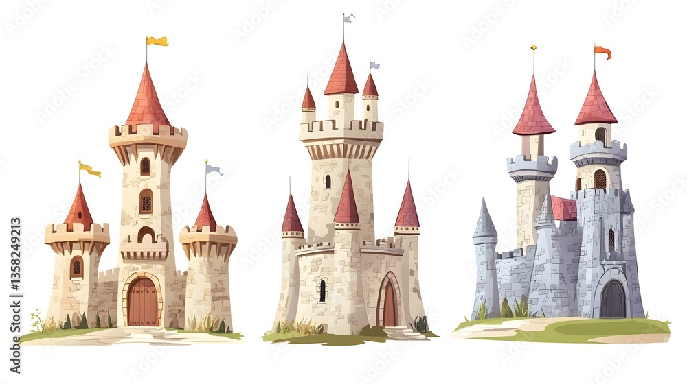 Three Medieval Castles: Historic Royal Kingdom Towers for Historical Architecture Enthusiasts Three Medieval Castles: Historic Royal Kingdom Towers for Historical Architecture Enthusiasts