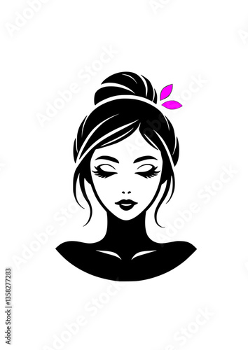 girl with long hair