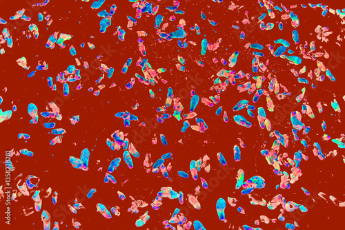 abstract background with colorful splashes