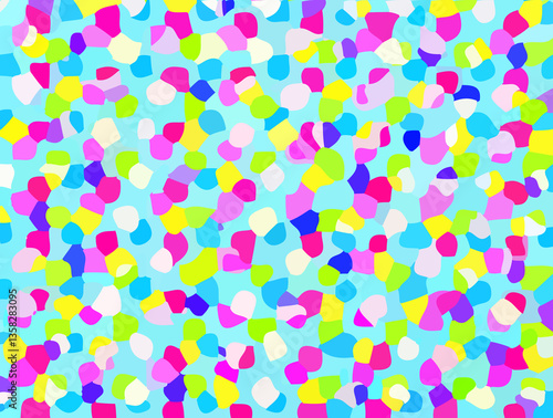 Wallpaper Mural イラスト  square　　沢山の四角形を描いた絵を画像編集しました。インテリアや背景に。 Torontodigital.ca