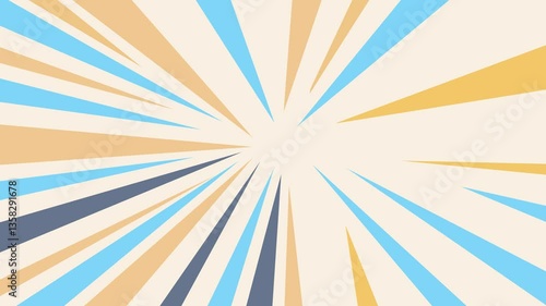 Video background with rays