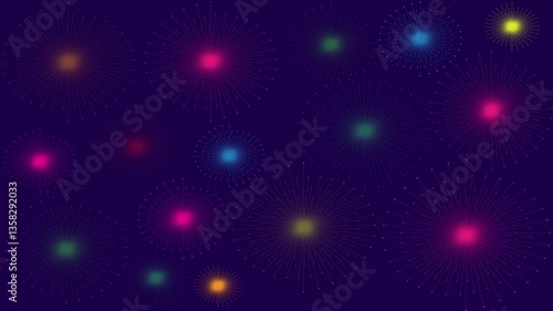 abstract glowing background