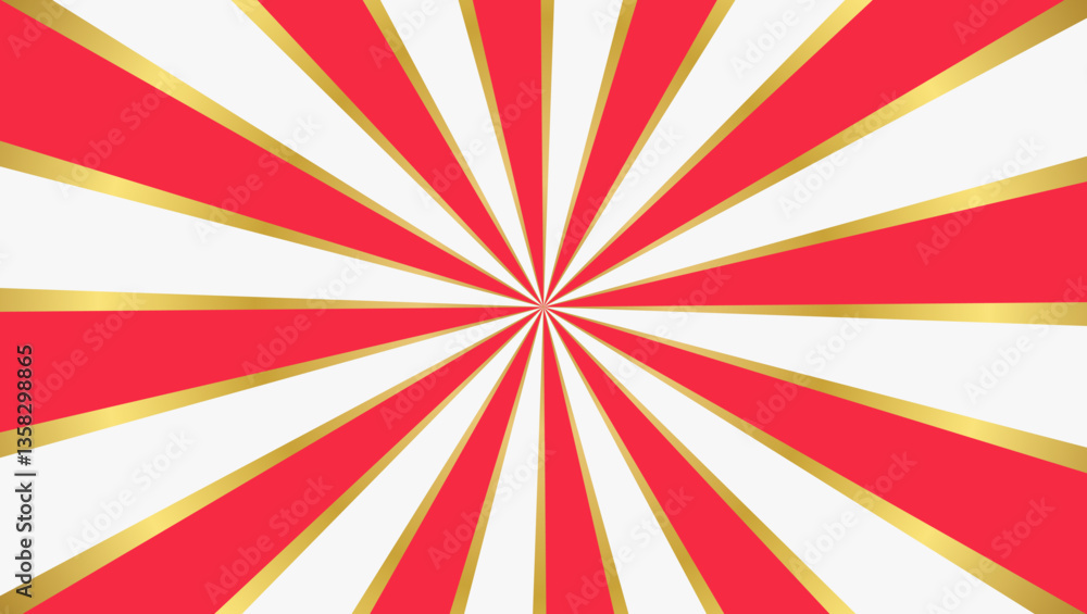 Fototapeta premium シンプルなサンバーストの背景