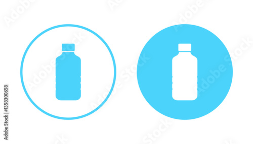 Bottle icon vector. bottle sign and symbol