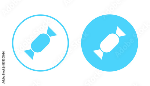 Candy icon vector. candy sign and symbol.