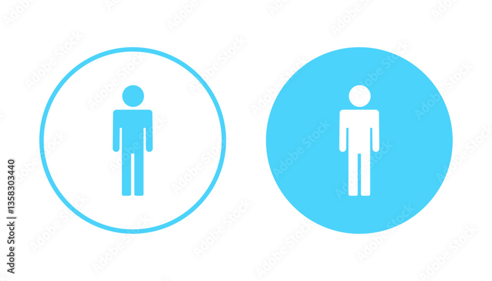 Man icon vector. male sign and symbol. human symbol Man icon vector. male sign and symbol. human symbol