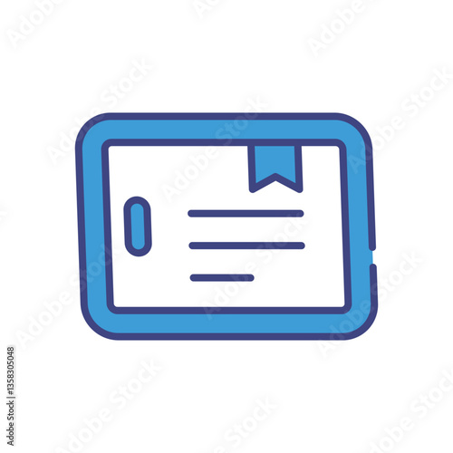 Tablet icon vector stock illustration