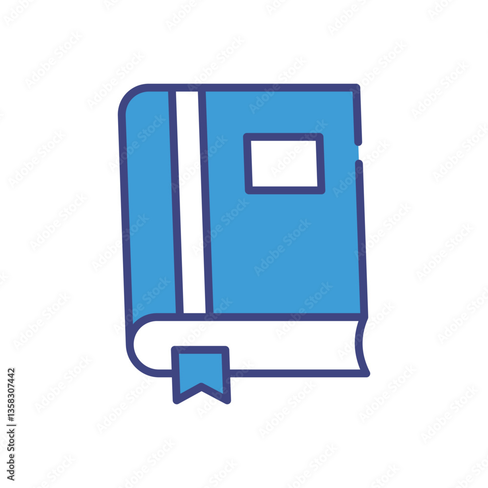 Book icon vector stock illustration Book icon vector stock illustration