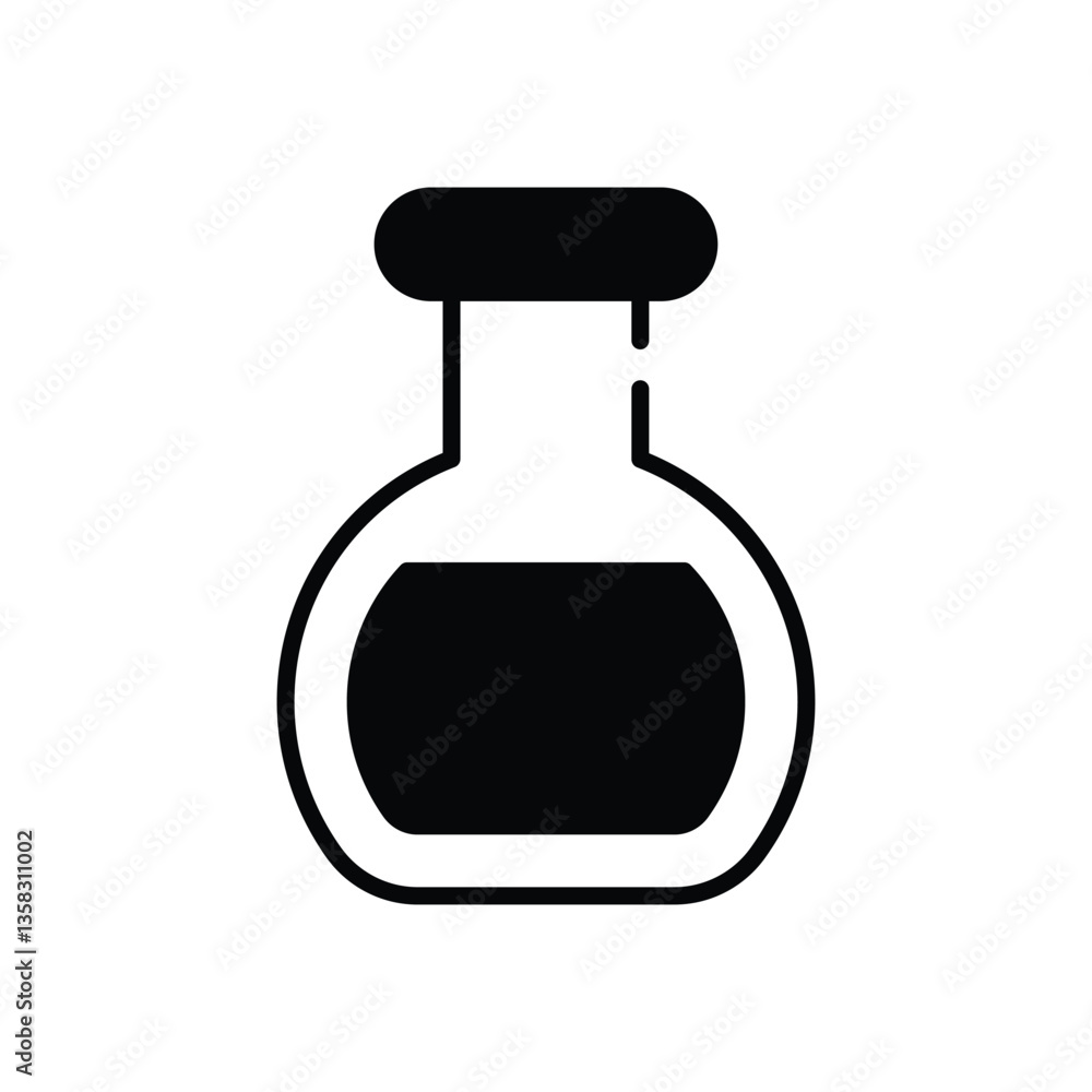 Lab Flask icon vector stock illustration Lab Flask icon vector stock illustration