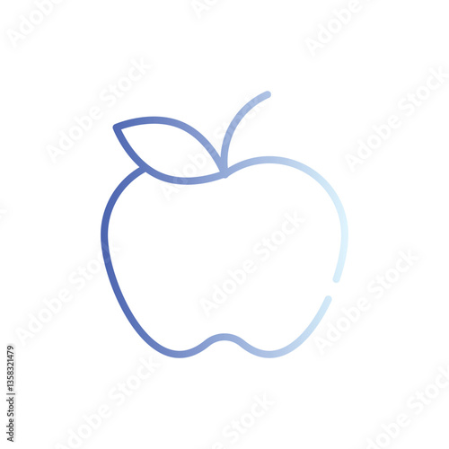 Apple  icon vector stock illustration