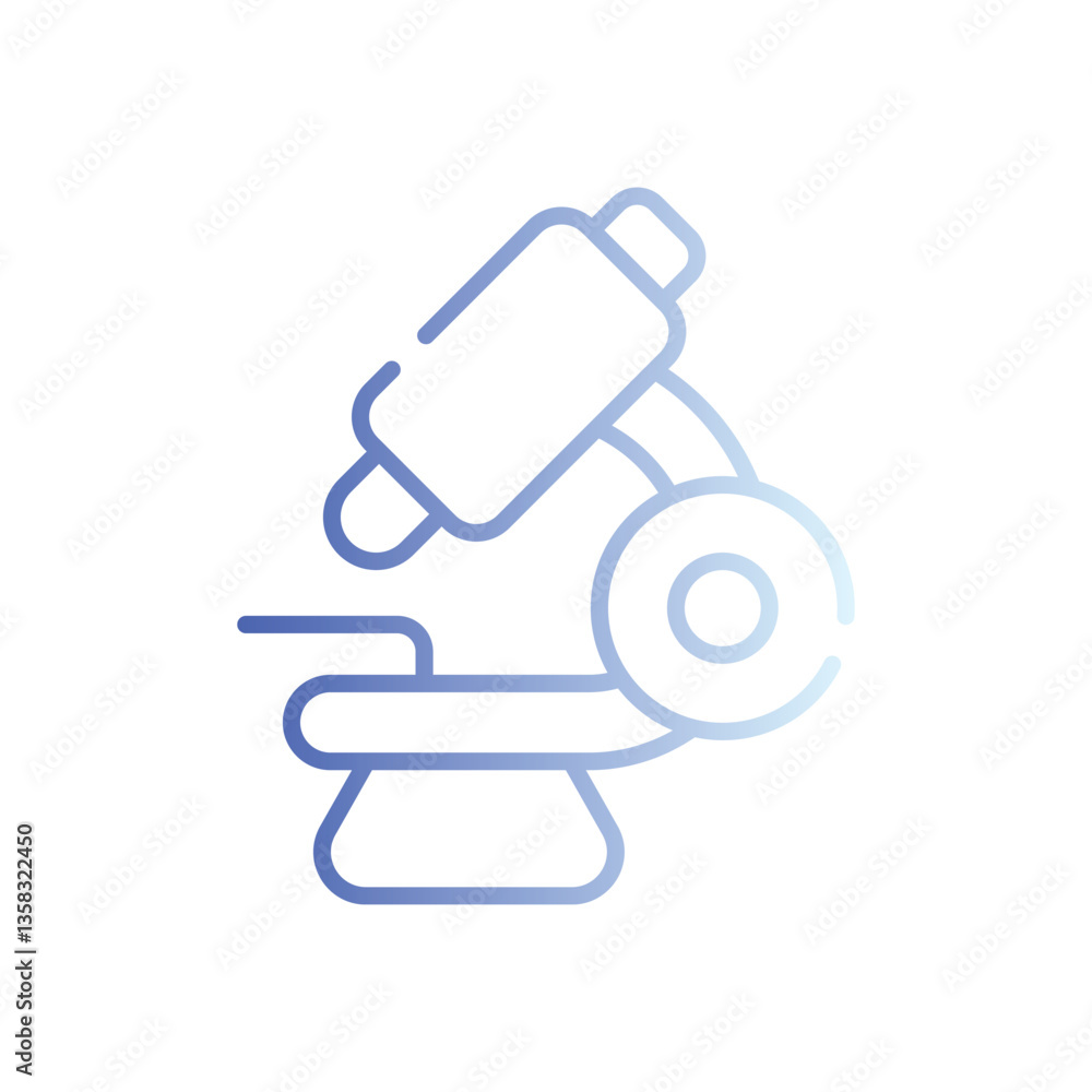 Microscope icon vector stock illustration Microscope icon vector stock illustration