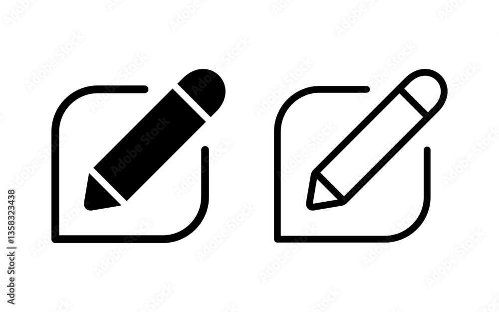 Edit icon vector illustration. edit document sign and symbol. edit text icon. pencil. sign up Edit icon vector illustration. edit document sign and symbol. edit text icon. pencil. sign up