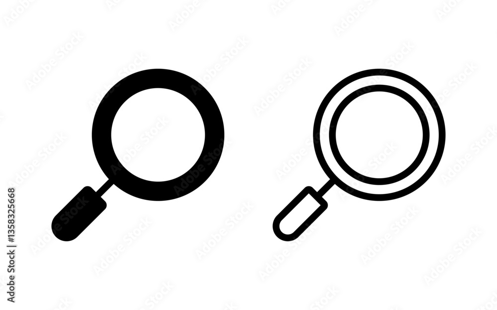 Search icon vector illustration. search magnifying glass sign and symbol Search icon vector illustration. search magnifying glass sign and symbol