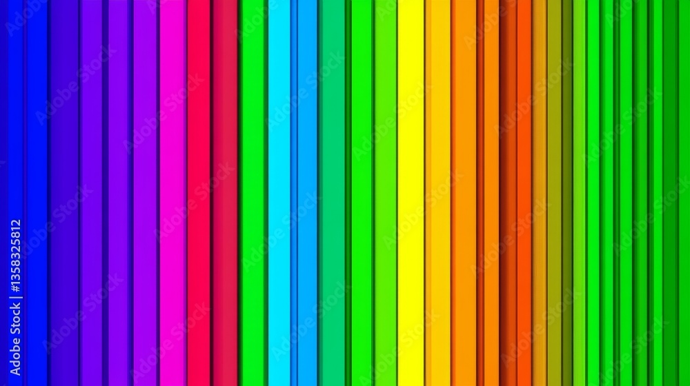 Vibrant Rainbow Vertical Stripes Graphic Design Vibrant Rainbow Vertical Stripes Graphic Design
