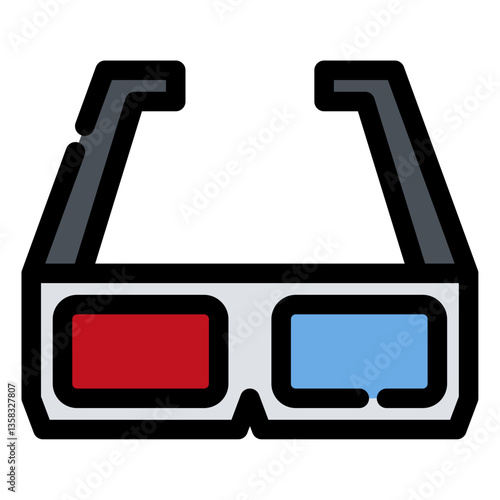 3d glasses icon