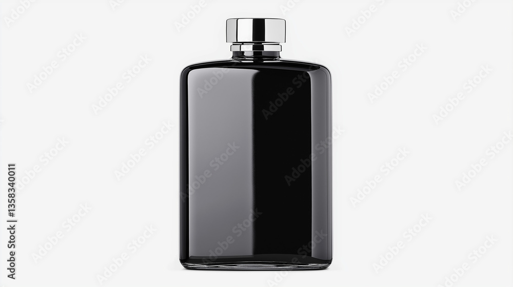 Obraz premium Sophisticated Fragrance: A sleek, modern bottle, crafted with a glossy finish, embodies luxury and elegance. This sophisticated vessel hints at the captivating scent it holds within.