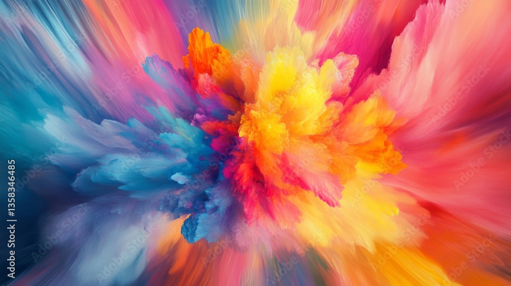 custom made wallpaper toronto digitalVibrant Color Explosion Abstract Paint Background
