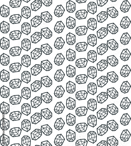 Large mineral stones or precious crystals as a background.
