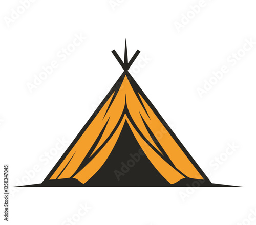 camping tent logo