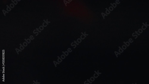 Dynamic Whip Pan Creating Streaks Of Urban Lights