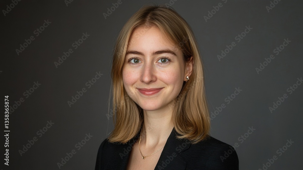 lifestyle flatlays Plant-Based Diet and Alternative Proteins clean. Portrait of a Young Woman with Blonde Hair in a Black Jacket lifestyle flatlays Plant-Based Diet and Alternative Proteins clean. Portrait of a Young Woman with Blonde Hair in a Black Jacket