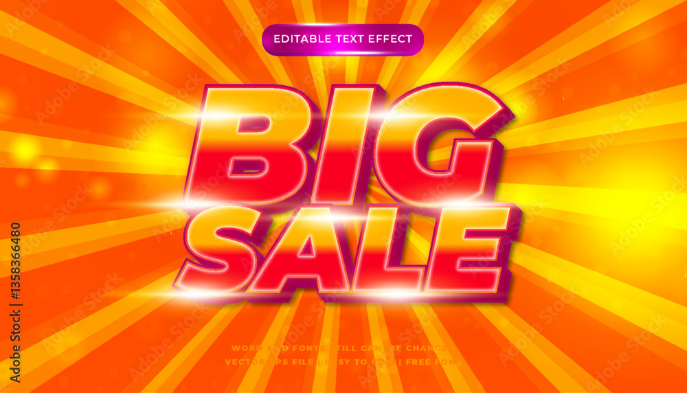 Big Sale Editable Text Effect (4) Big Sale Editable Text Effect (4)