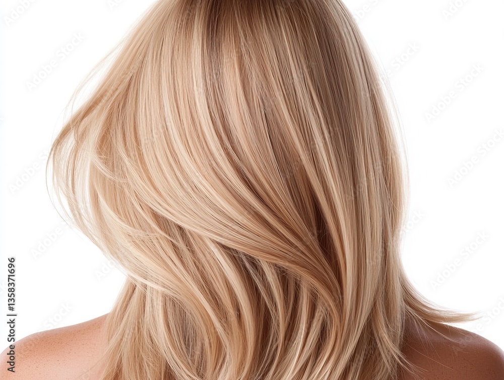 Fototapeta premium Blonde Hair Waves