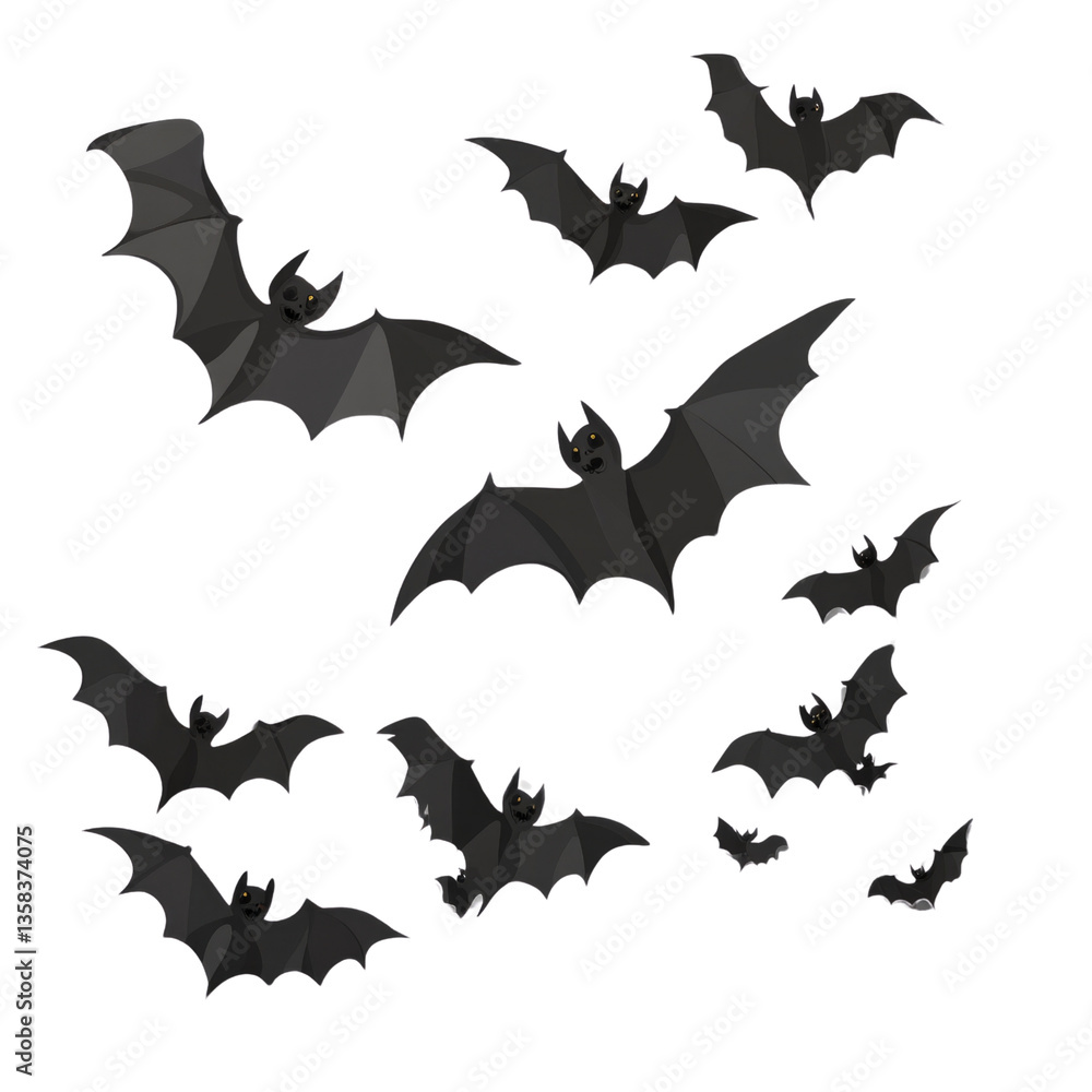 A group of bats flying in the air A group of bats flying in the air