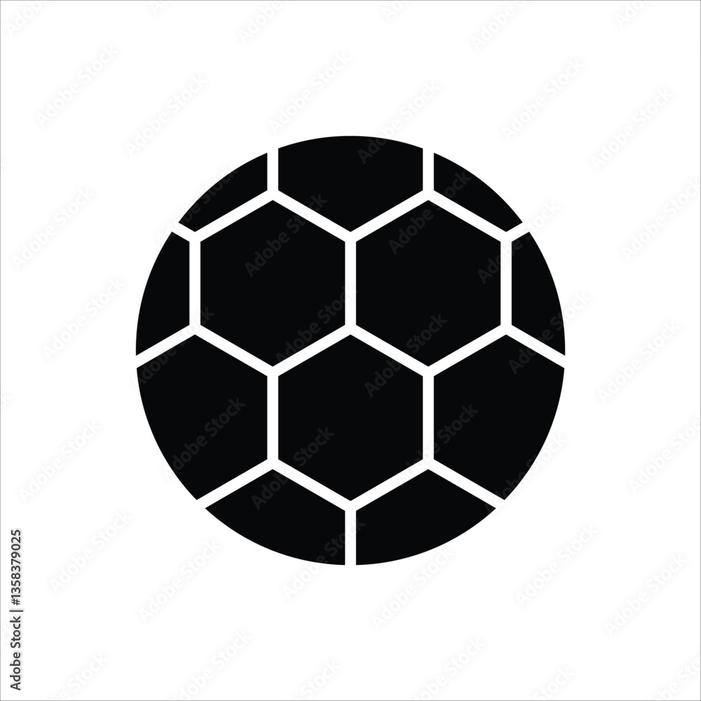 Fototapeta premium Soccer Ball icon vector stock illustration