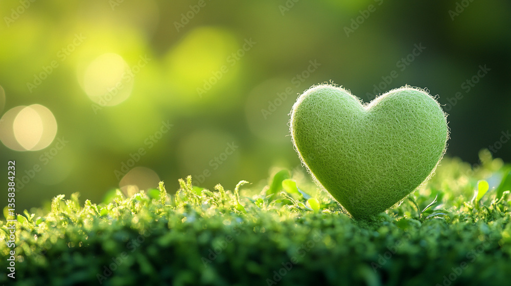 glowing heart chakra symbol made of energy radiates over a lush green meadow, bathed in bright light, symbolizing peace, balance, and harmony in a serene, minimalist setting glowing heart chakra symbol made of energy radiates over a lush green meadow, bathed in bright light, symbolizing peace, balance, and harmony in a serene, minimalist setting