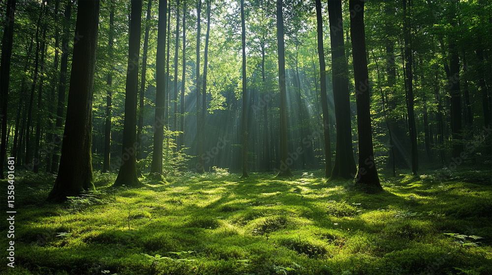 Fototapeta premium morning in the forest