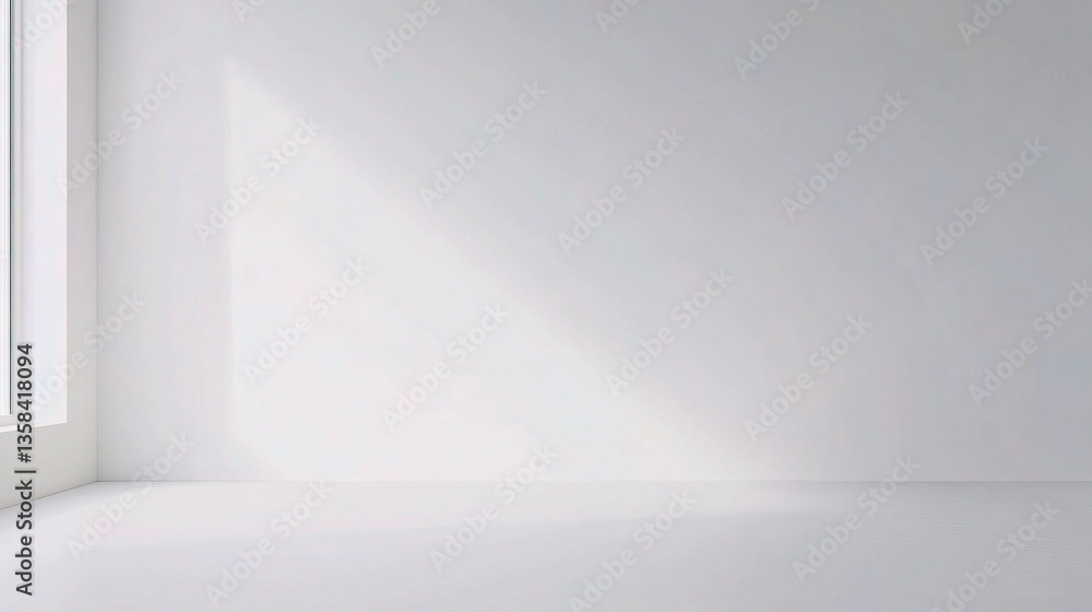 Empty White Office Hall Mockup with Clean Wall Showcase Empty White Office Hall Mockup with Clean Wall Showcase