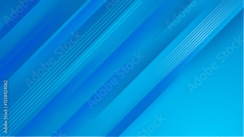 simple and visually abstract blue geometric background in a modern vector style vector illustration, perfect for digital banner, business presentation, and social media design