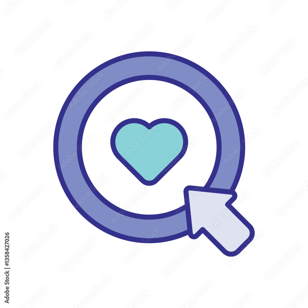 Like Button icon vector stock illustration Like Button icon vector stock illustration