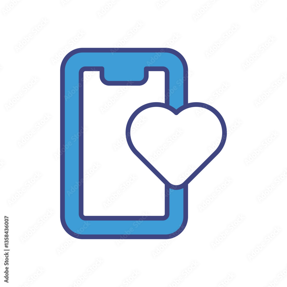Send Like icon vector stock illustration Send Like icon vector stock illustration