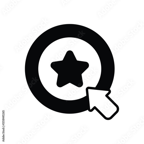 Elect Button icon vector stock illustration