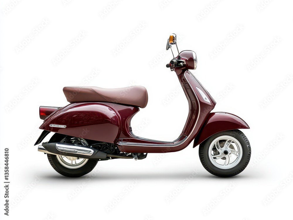 Obraz premium Classic Red Scooter Design
