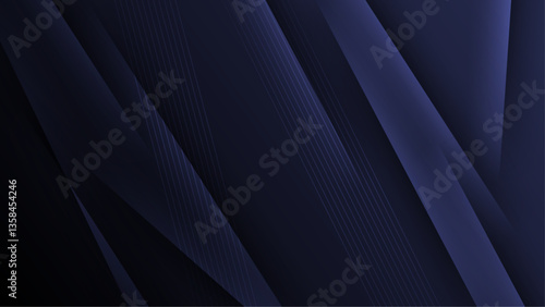 abstract blue simple shapes gradient geometric background vector illustration, great for business project, presentation background, and wallpaper