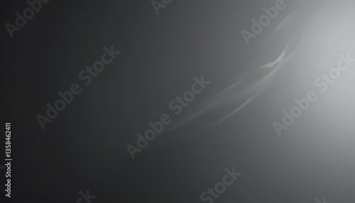 Minimalist Monochromatic Gradient from Charcoal Gray to Silver background