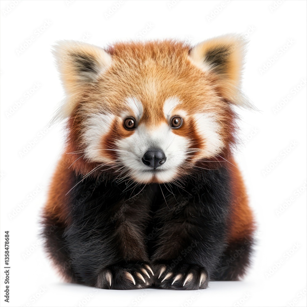Adorable red panda close-up Adorable red panda close-up