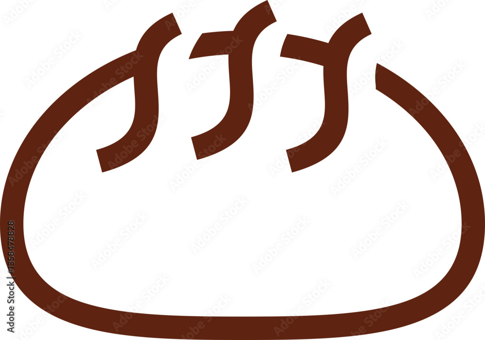 Naklejka premium Bread Logo Vector Element Set