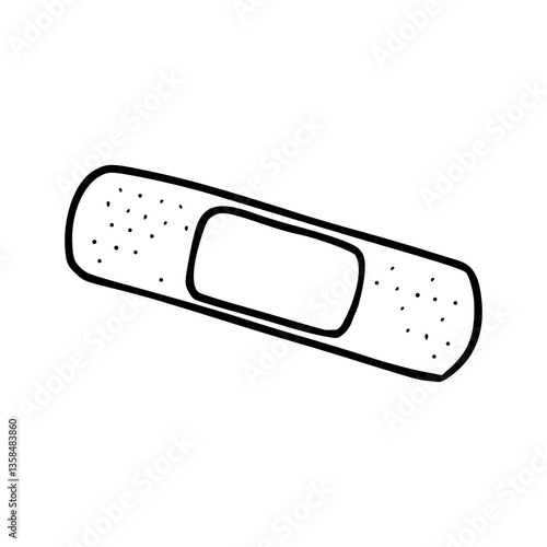 first aid bandage vector graphic