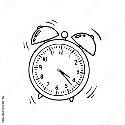 alarm clock vector illustration
