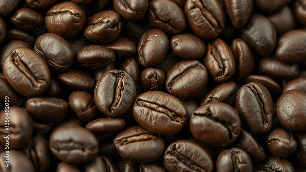 Texture of coffee beans grains roasted and black concept organic product background Texture of coffee beans grains roasted and black concept organic product background