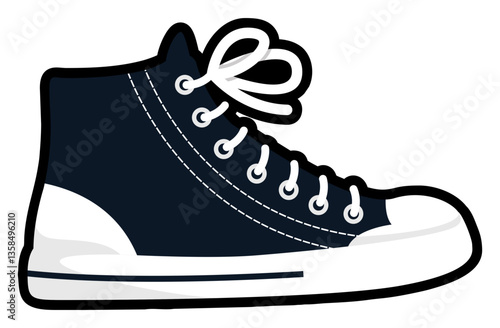  Sneakers Shoes Sticker Illustration Element