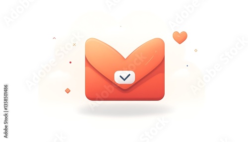 Email Love Cloud Icon